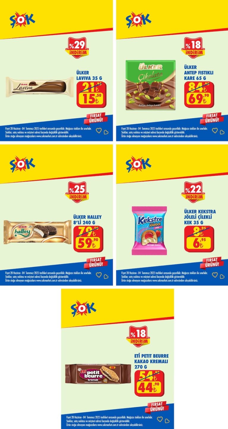 Şok 28 Haziran – 4 Temmuz Kataloğu