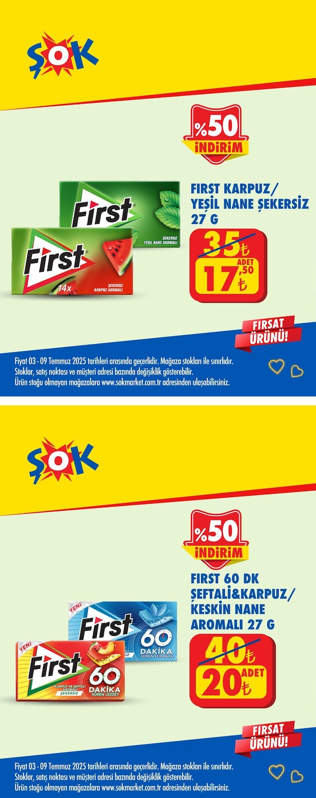 Şok 3 – 9 Temmuz Kataloğu