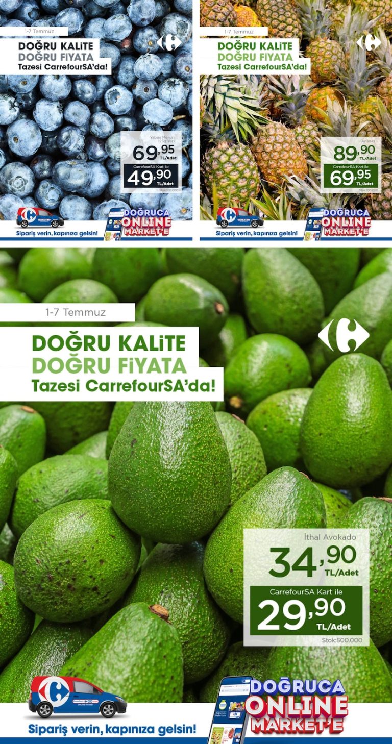 CarrefourSA 1 – 7 Temmuz Kataloğu