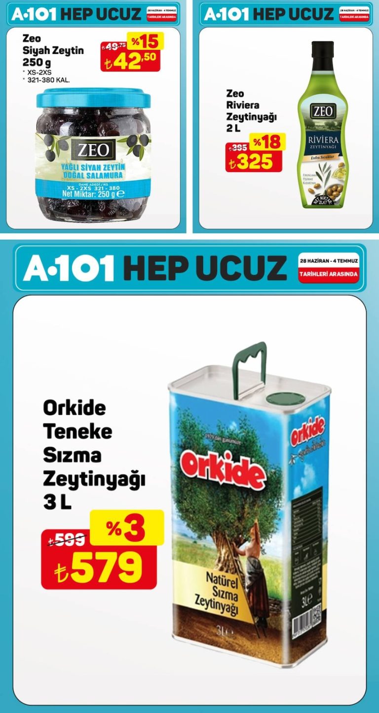 A101 28 Haziran – 4 Temmuz Kataloğu