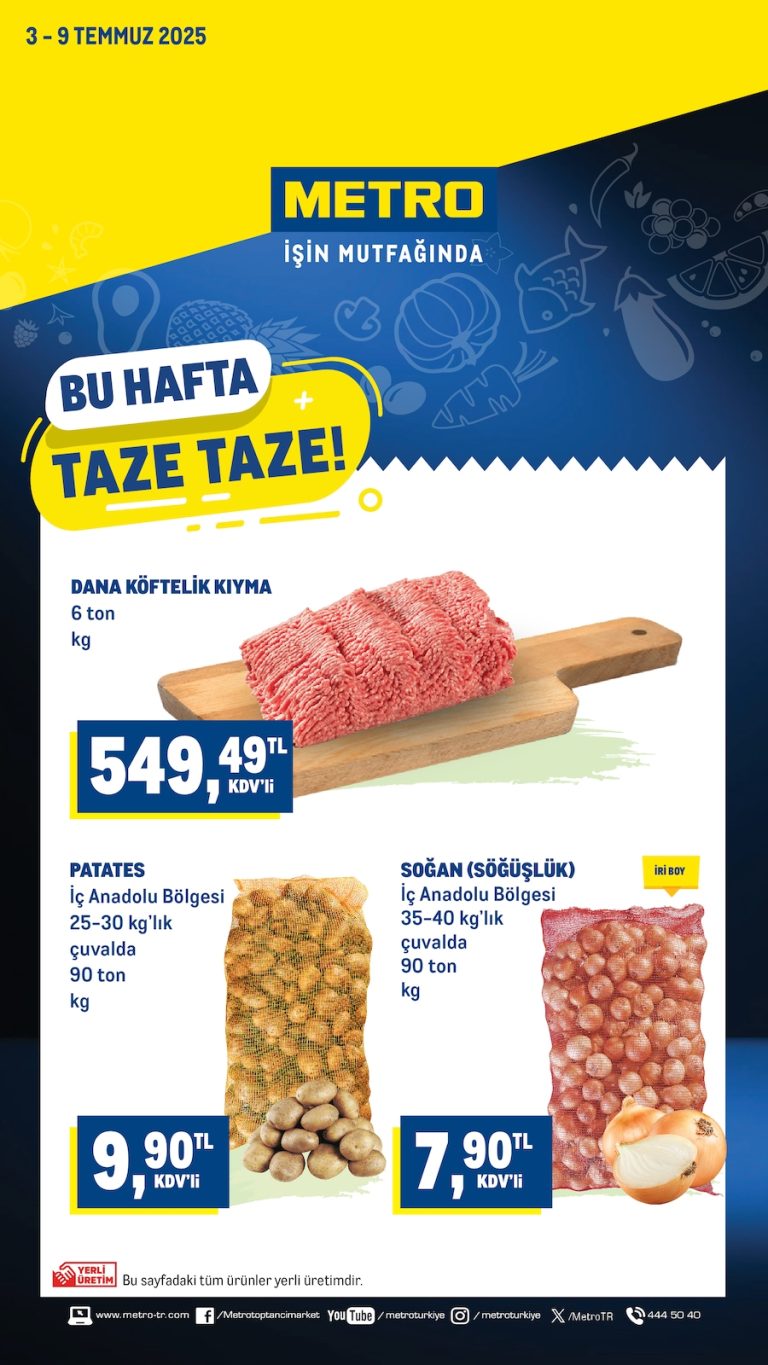 Metro 3 – 9 Temmuz Kataloğu