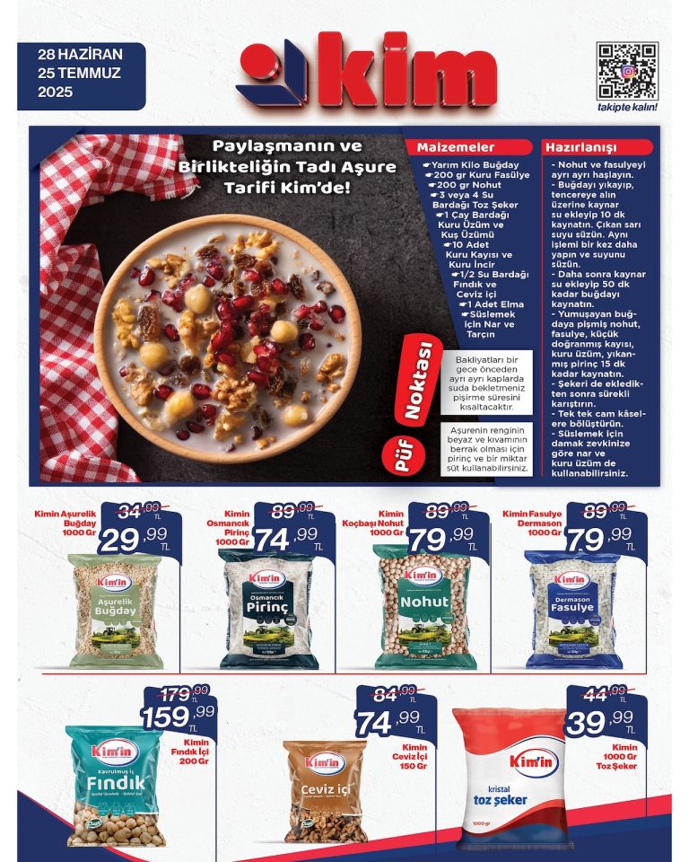 Kim Market 28 Haziran – 25 Temmuz Kataloğu