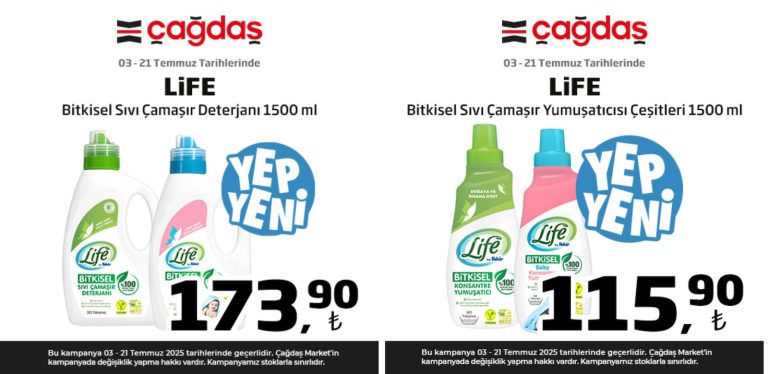 Çağdaş Market 3 – 21 Temmuz Kataloğu