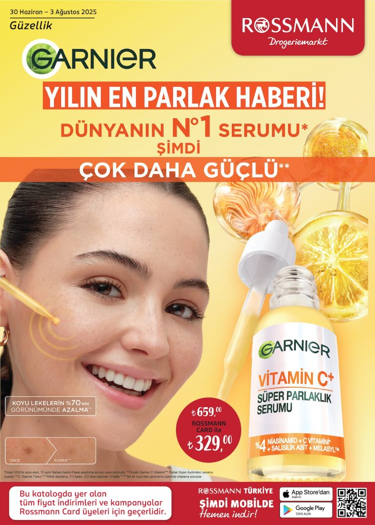 Rossmann 30 Haziran – 3 Ağustos Kataloğu