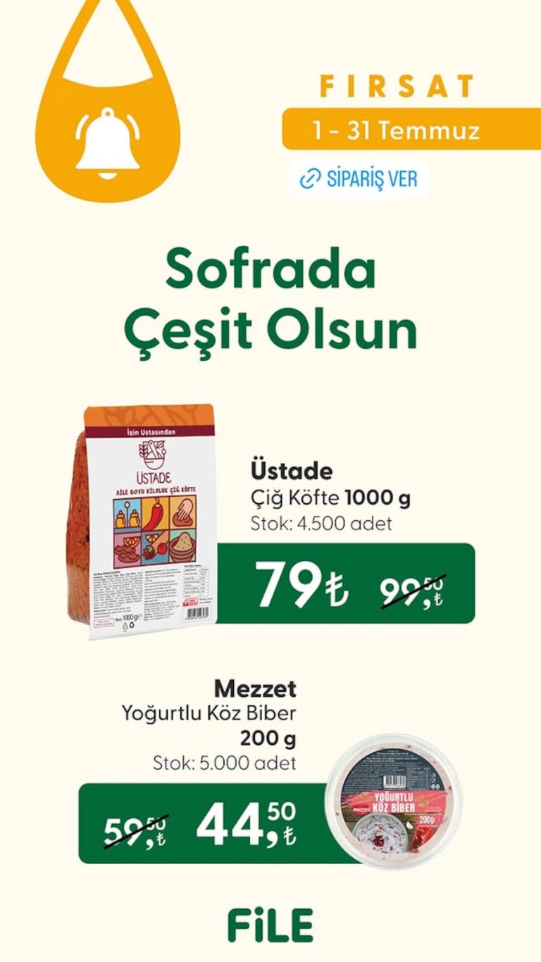File Market 1 – 31 Temmuz Kataloğu