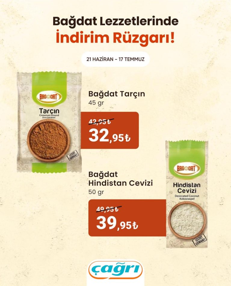 Çağrı Market 21 Haziran – 17 Temmuz Kataloğu