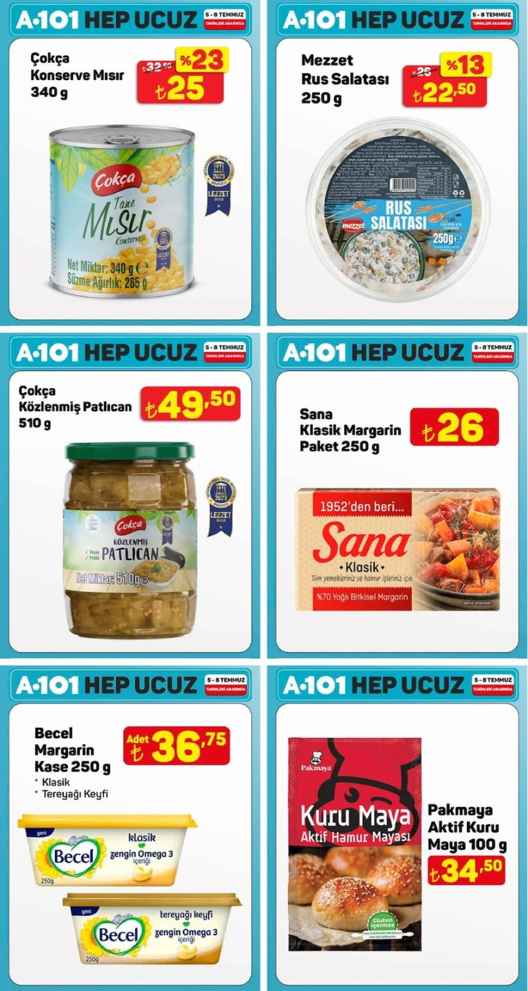 A101 5 – 8 Temmuz Kataloğu