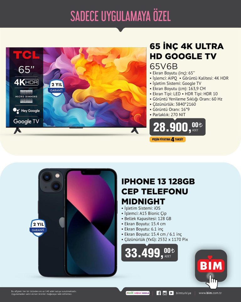 Bim 28 Haziran – 4 Temmuz Kataloğu