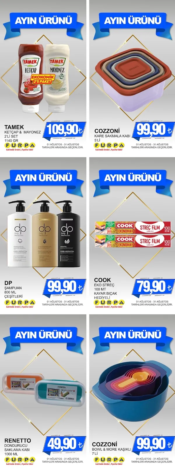 Furpa Market 1 – 31 Ağustos Kataloğu