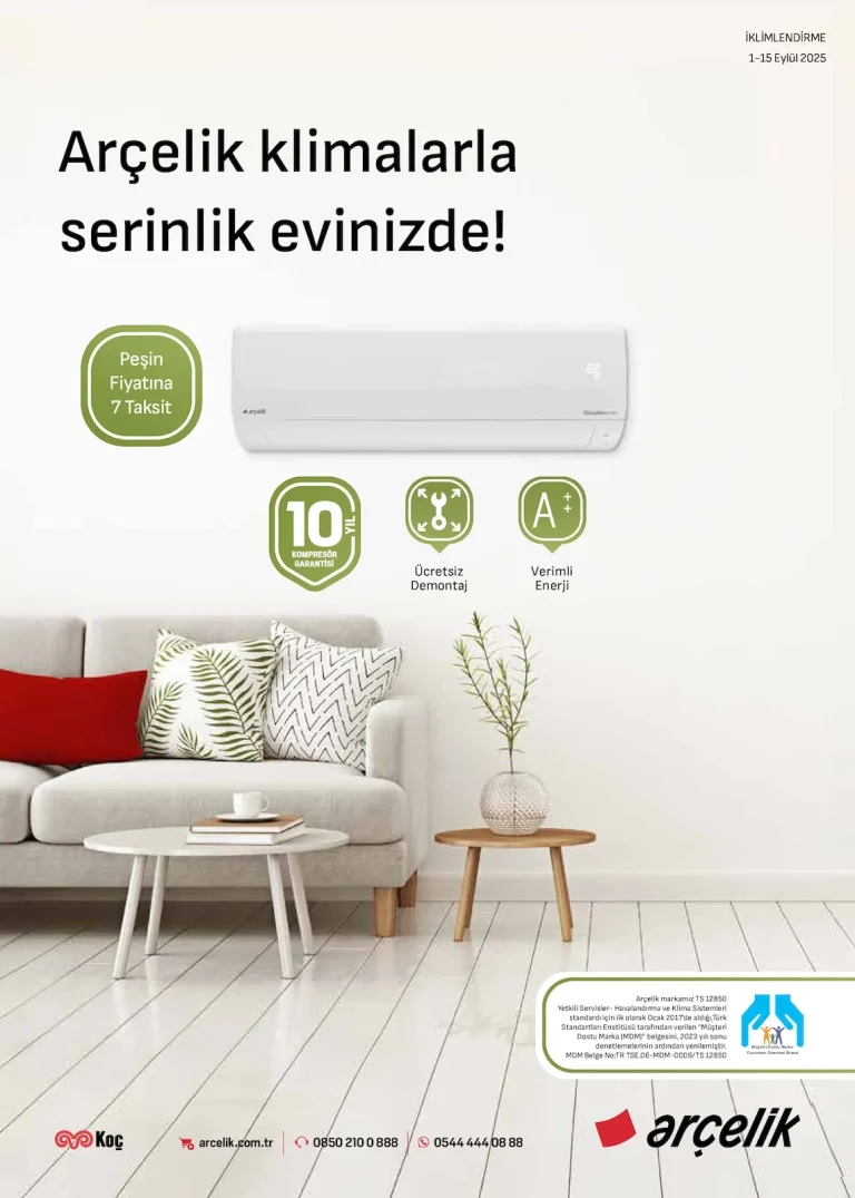 Arçelik 1 – 15 Eylül Kataloğu