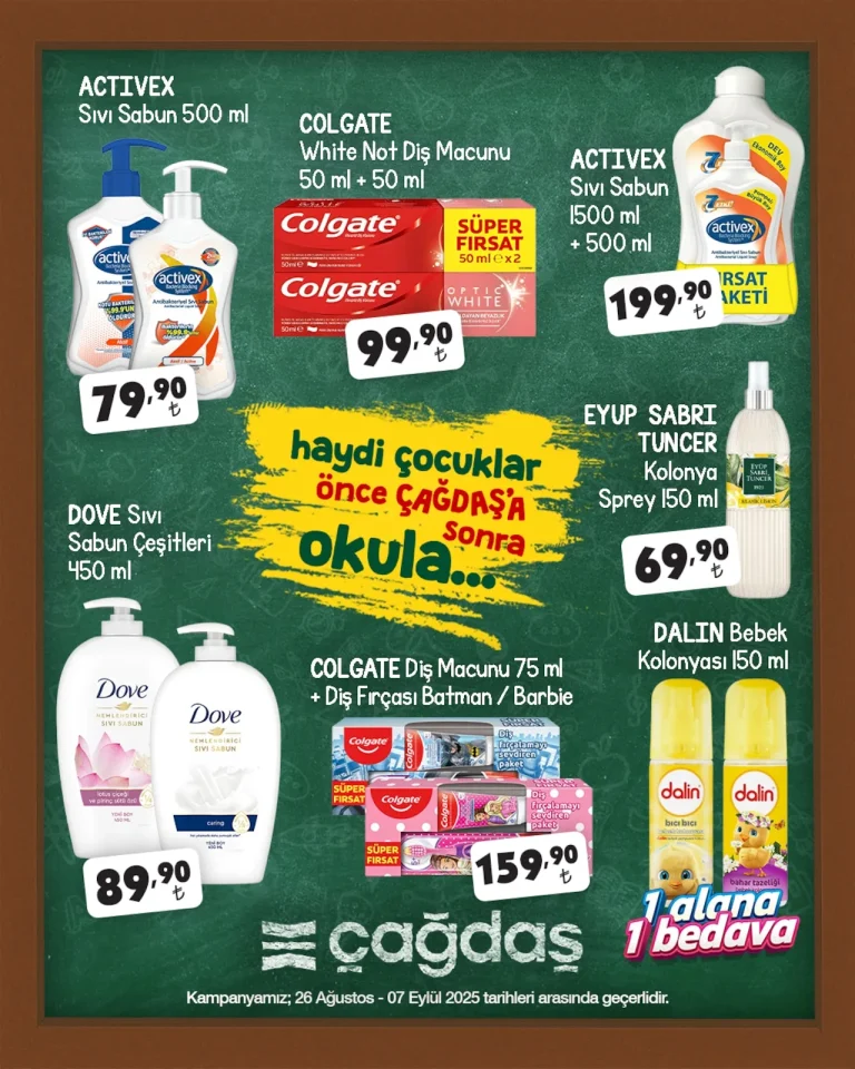 Çağdaş Market 26 Ağustos – 7 Eylül Kataloğu