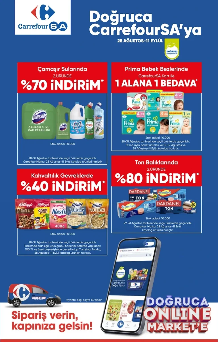 CarrefourSA 28 Ağustos – 11 Eylül Kataloğu