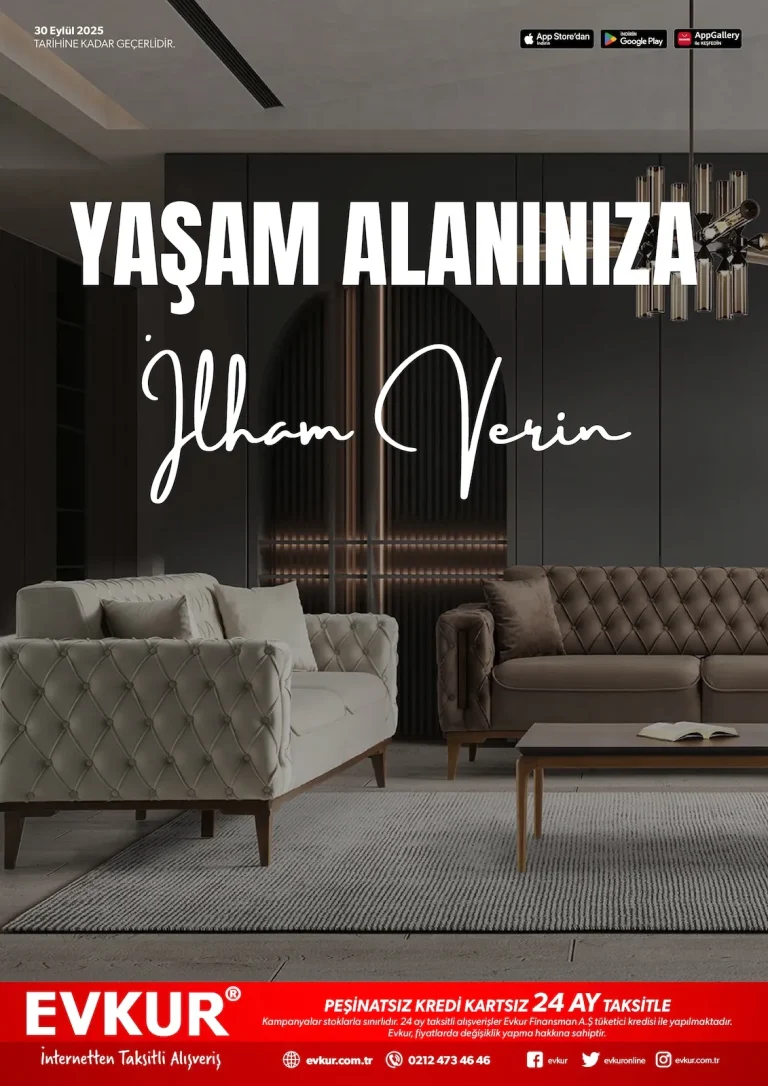 Evkur 1 – 30 Eylül Kataloğu