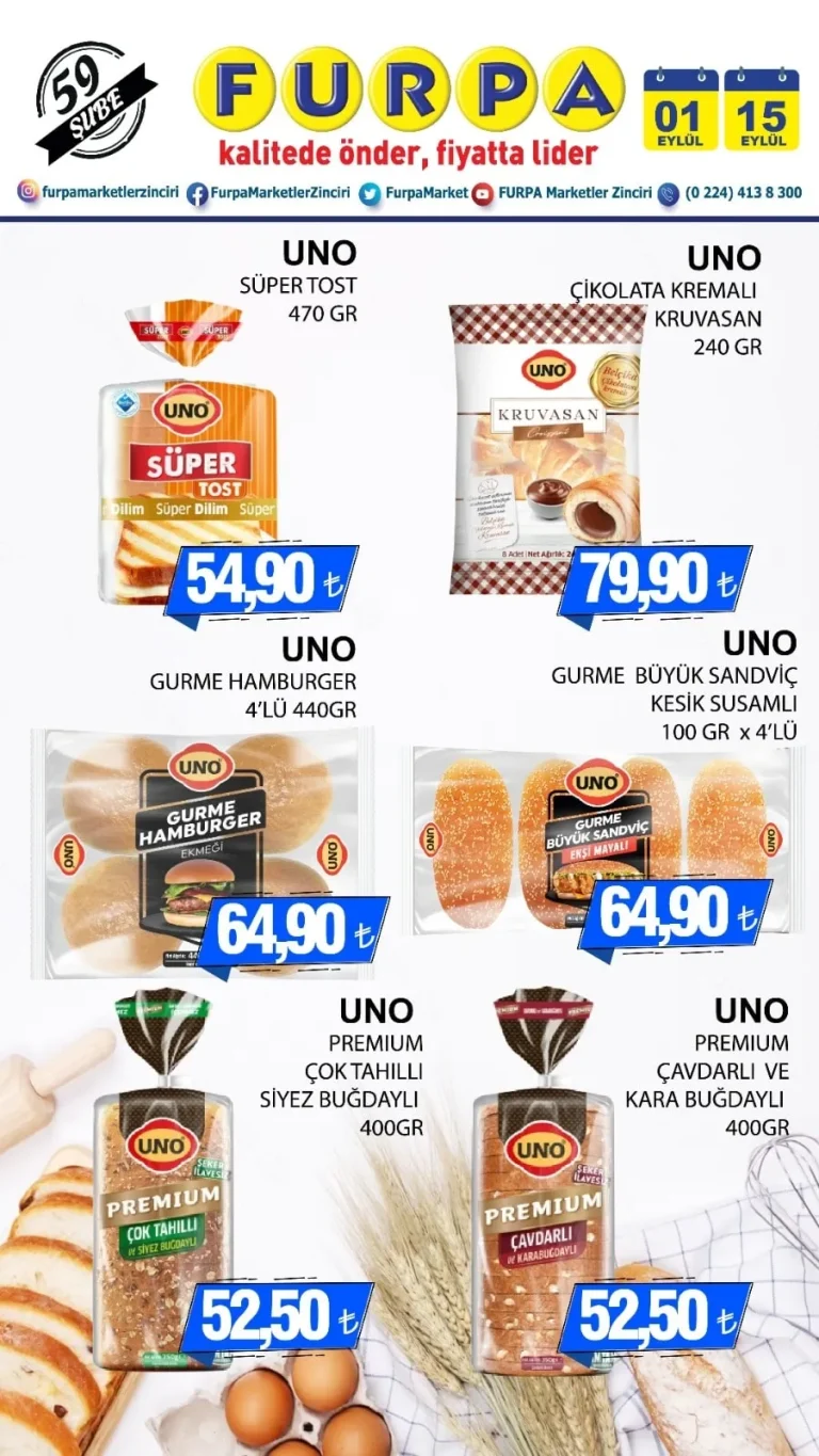 Furpa Market 1 – 15 Eylül Kataloğu