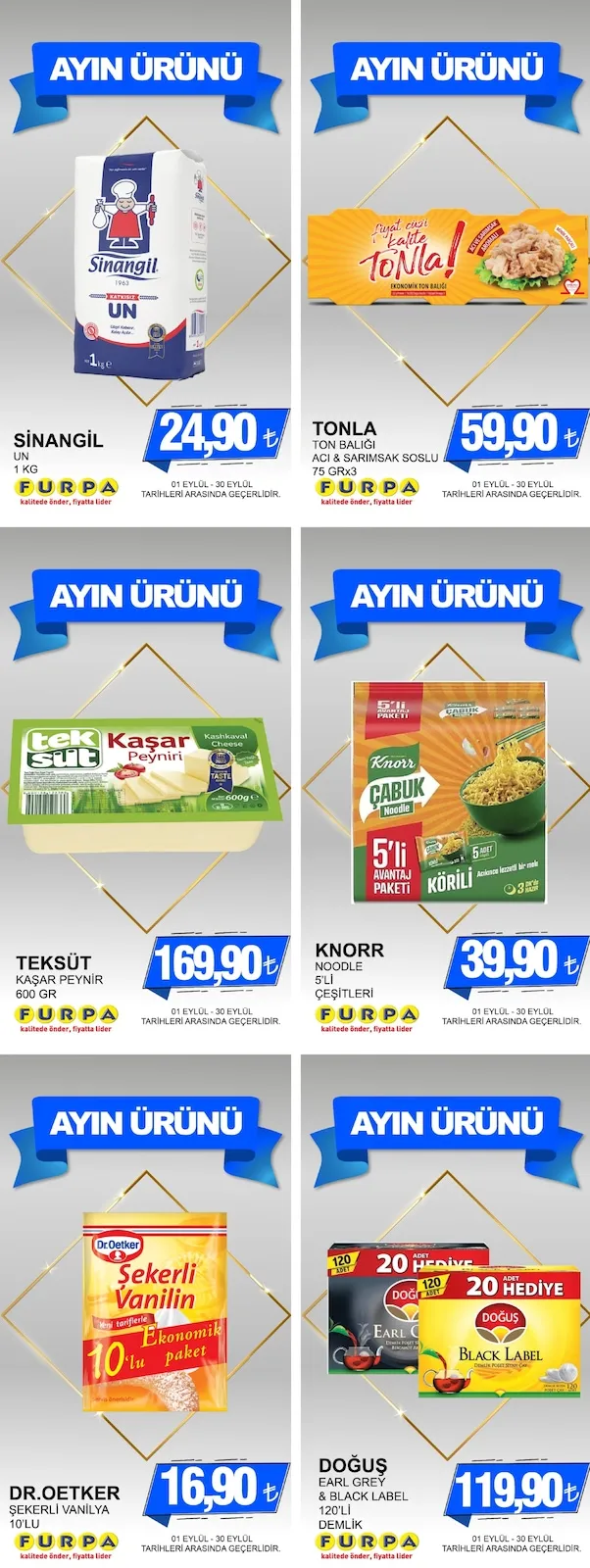 Furpa Market 1 – 30 Eylül Kataloğu